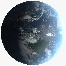 3D 32K Photorealistic Planet Earth model